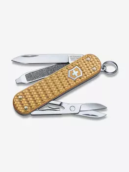 Нож складной Victorinox Classic SD Precious Alox, 58 мм, 5 функций, Золотой