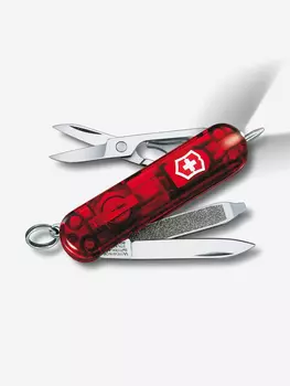 Нож складной Victorinox Classic Signature Lite, 58 мм, 7 функций, Красный