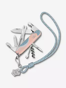 Нож складной Victorinox Companion Paris Style, 91 мм, 16 функций, чехол, Розовый