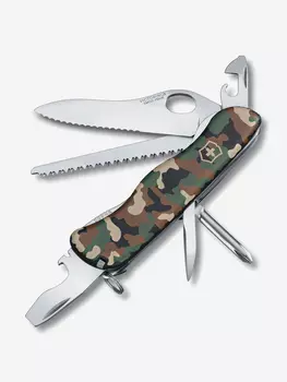 Нож складной Victorinox Trailmaster One Hand, 111 мм, 12 функций, Зеленый