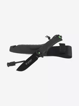 Нож туристический Ganzo G8012V2, 243 мм, Черный