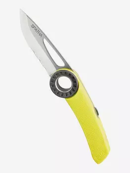 Нож туристический Petzl Spatha, желтый, Желтый