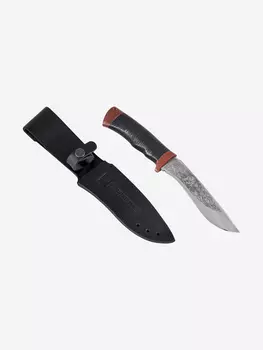 Нож Златоустовский оружейный завод Медведь (сталь 95x18, кожа/текстолит) нож для охоты, разделочный нож, Черный