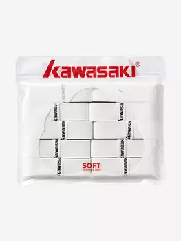 Обмотка для ракеток Kawasaki 001 W, 10шт., Белый