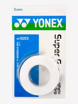 Обмотка для ракеток Yonex Super Grap AC102EX-3 W, 3шт., Белый