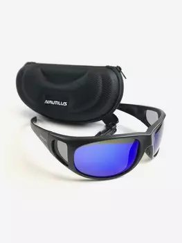 Очки поляризационные Nautilus A03 линзы ТАС REVO синие с кейсом, Синий
