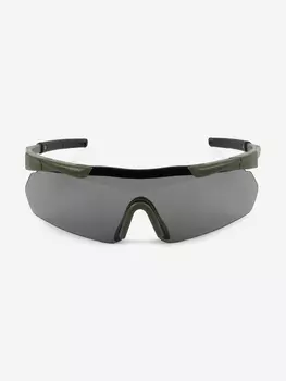 Очки стрелковые ShotTime Lynx, защитные, зелёные, линза: прозрачная, жёлтая, серая, футляр, Зеленый