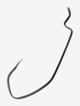 Офсетные крючки для рыбалки Stinger PowerGrip STH-73BN #1/0 (1 упаковка по 6 штук), Черный