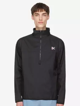 Олимпийка для мужчин District Vision Theo Half Zip Shell blk, Черный