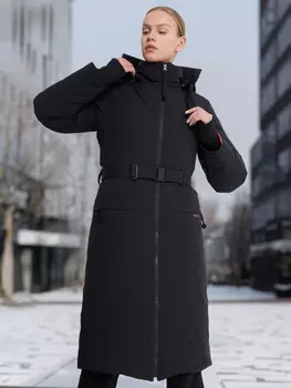 Пальто пуховое женское Bask Agata, Черный