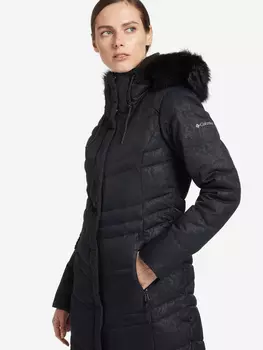 Пальто пуховое женское Columbia Catherine Creek Mid Down Jacket, Черный, размер 46
