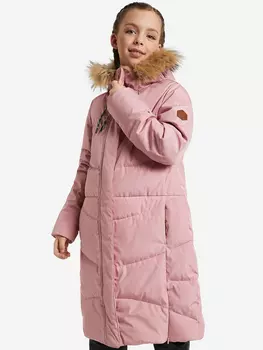 Пальто утепленное для девочек Merrell, Розовый, размер 164