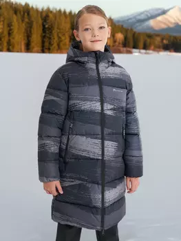 Пальто утепленное для девочек Outventure, Серый