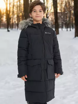 Пальто утепленное для мальчиков Outventure, Черный