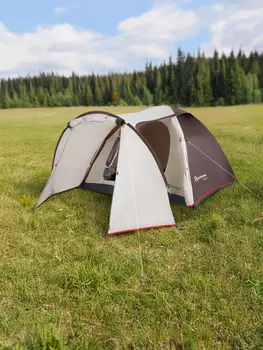 Палатка 3-местная Outventure Tracy 3, Бежевый