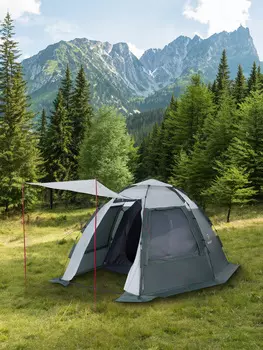 Палатка 4-местная Northland Instant 4, Серый