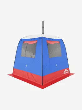 Палатка баня Морж c 2-мя окнами, триколор, Белый