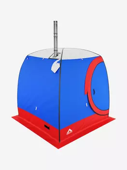 Палатка-баня MORZH LUX, белый/красный/синий, Белый