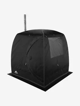 Палатка-баня MORZH LUX, Черный, Черный