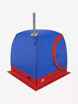 Палатка-баня MORZH LUX, синий/красный, Синий