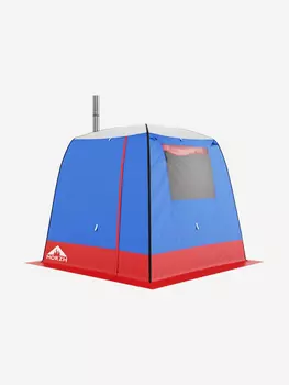 Палатка баня Морж с 1-м окном, триколор, Белый