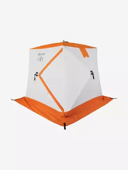 Палатка Куб-2 Кедр для зимней рыбалки трехслойная, Белый