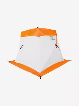 Палатка Куб-3 Кедр для зимней рыбалки трехслойная, Белый