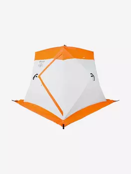 Палатка-куб для зимней рыбалки КУБ-2 однослойная Кедр, Оранжевый