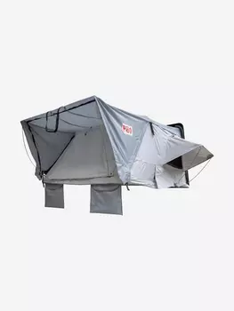 Палатка на крышу автомобиля РИФ Hard RT03-165, корпус черный, тент серый, Черный