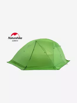 Палатка Naturehike Star-river Si 2-местная, алюминиевый каркас, сверхлегкая, снежная юбка, зеленый, Зеленый