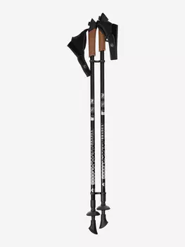 Палки карбоновые телескопические для скандинавской ходьбы «НОРДИК СТАЙЛ ПРО ПЛЮС», Черный