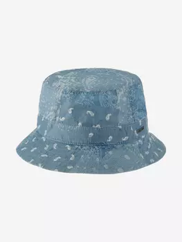 Панама STETSON 1811914 BUCKET COTTON/LINEN (голубой), Голубой