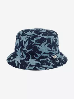 Панама STETSON 1811918 BUCKET DENIM PRINT (синий), Синий