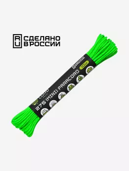 Паракорд 275 (мини) CORD nylon 10м RUS (lime), Зеленый