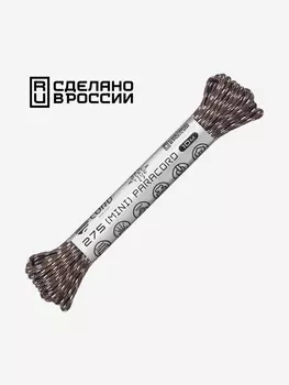 Паракорд 275 (мини) CORD nylon 10м RUS световозвращающий (brown), Коричневый