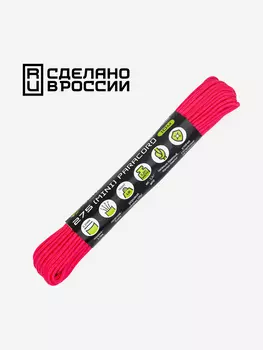 Паракорд 275 (мини) CORD nylon 10м RUS (neon pink), Розовый