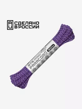 Паракорд 275 (мини) CORD nylon 30м RUS световозвращающий (purple), Фиолетовый
