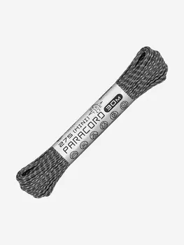 Паракорд 275 (мини) CORD nylon 30м RUS световозвращающий (graphite), Серый