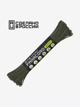 Паракорд 275 (мини) CORD nylon 30м RUS (khaki), Зеленый