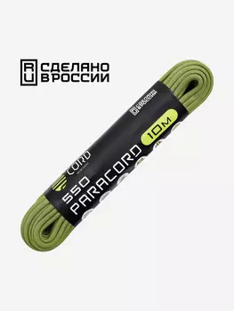 Паракорд 550 CORD nylon 10м RUS (moss), Зеленый