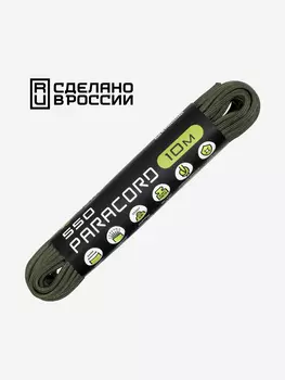 Паракорд 550 CORD nylon 10м RUS (olive), Зеленый