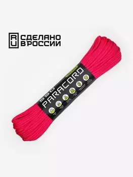 Паракорд 550 CORD nylon 30м RUS (neon pink), Розовый