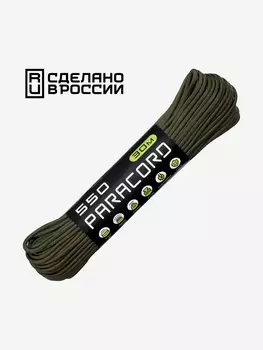 Паракорд 550 CORD nylon 30м RUS (olive), Зеленый