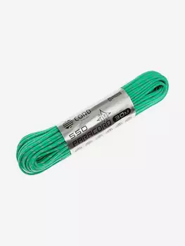 Паракорд 550 CORD nylon 30м RUS световозвращающий (teal), Зеленый
