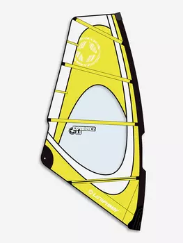 Парус для виндсерфинга Unifiber 23 Experience EVO II Dacron Complete Rig 3.5 (комплект), Желтый