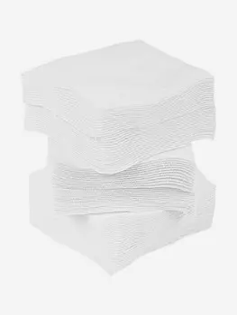 Патчи ЧИСТОGUN фланель, к.12-16, квадрат 75х75 мм, 100 шт., белый, Белый