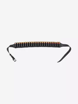 Патронташ поясной Хольстер открытый 16к. кожа черный, Черный