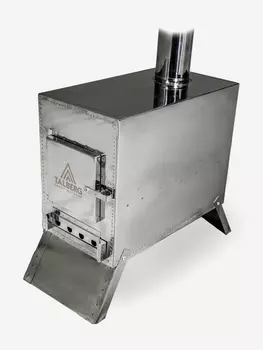Печка NORGA STOVE, 35х18х26 см, Серебряный
