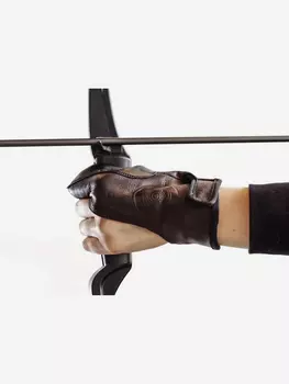 Перчатка для упора Centershot (кожа) XL, Коричневый