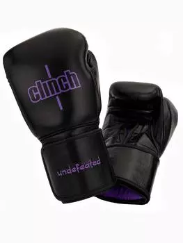Перчатки боксерские Clinch Undefeated черные, Черный